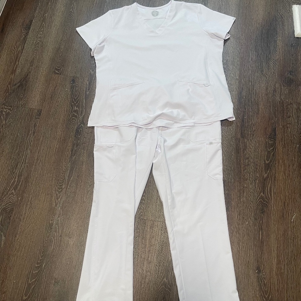 White Scrub Set